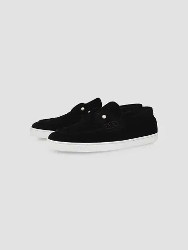 Christian Louboutin Men's Chambeliboat Loafers - Black | Thumbnail 2 Christian Louboutin Men's Chambeliboat Loafers - Black | Thumbnail 2