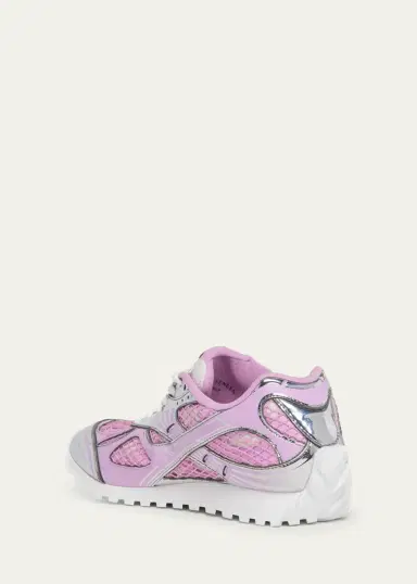 Bottega Veneta Women's Orbit Metallic Net Runner Sneakers | Thumbnail 8 Bottega Veneta Women's Orbit Metallic Net Runner Sneakers | Thumbnail 8
