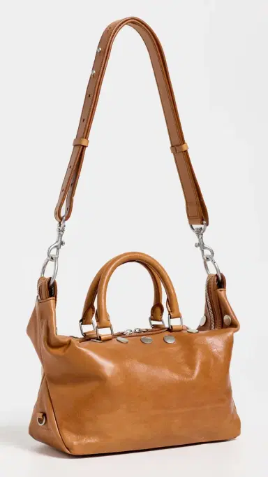 MARGESHERWOOD Dumpling Stud Mini Tote Brown Semi Veg One Size | Thumbnail 4 MARGESHERWOOD Dumpling Stud Mini Tote Brown Semi Veg One Size | Thumbnail 4