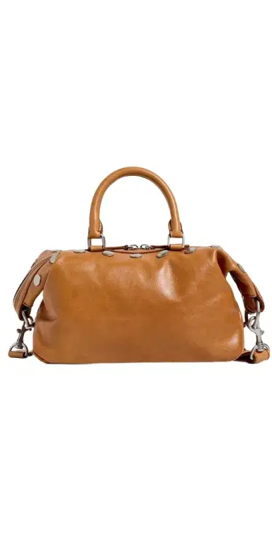 MARGESHERWOOD Dumpling Stud Mini Tote Brown Semi Veg One Size | Thumbnail 1 MARGESHERWOOD Dumpling Stud Mini Tote Brown Semi Veg One Size | Thumbnail 1
