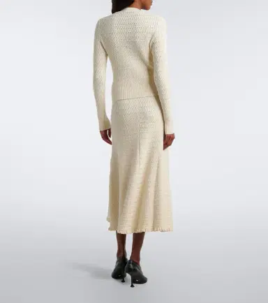Proenza Schouler White Label Magnolia knitted midi skirt | Thumbnail 4 Proenza Schouler White Label Magnolia knitted midi skirt | Thumbnail 4