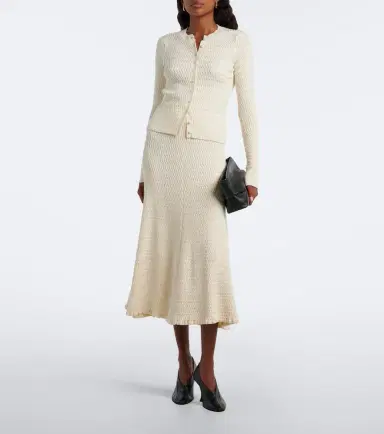 Proenza Schouler White Label Magnolia knitted midi skirt | Thumbnail 6 Proenza Schouler White Label Magnolia knitted midi skirt | Thumbnail 6