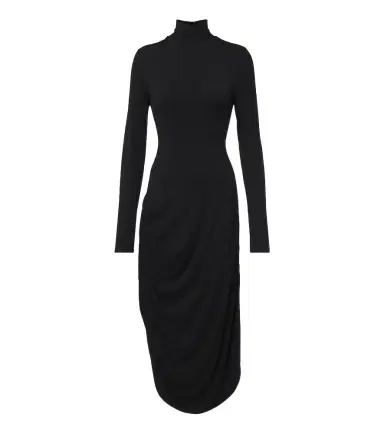 Proenza Schouler Imogen draped gathered jersey midi dress | Thumbnail 1 Proenza Schouler Imogen draped gathered jersey midi dress | Thumbnail 1