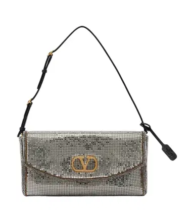 Valentino Garavani DeVain Small chainmail shoulder bag | Thumbnail 1 Valentino Garavani DeVain Small chainmail shoulder bag | Thumbnail 1