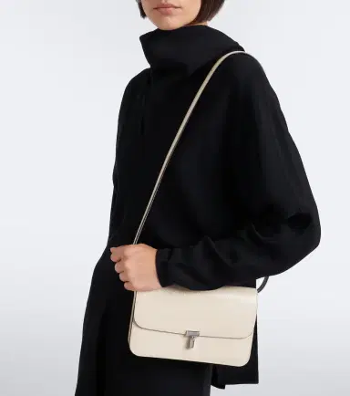 TOTEME T-Lock patent leather crossbody bag | Thumbnail 4 TOTEME T-Lock patent leather crossbody bag | Thumbnail 4