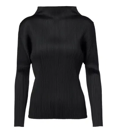 Pleats Please Issey Miyake Basics pleated top | Thumbnail 1 Pleats Please Issey Miyake Basics pleated top | Thumbnail 1
