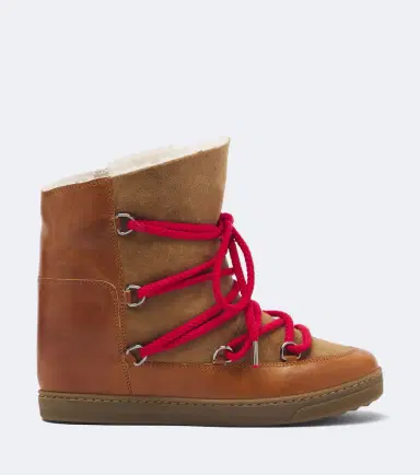 Isabel Marant Nowles shearling-lined leather snow boots | Thumbnail 2 Isabel Marant Nowles shearling-lined leather snow boots | Thumbnail 2