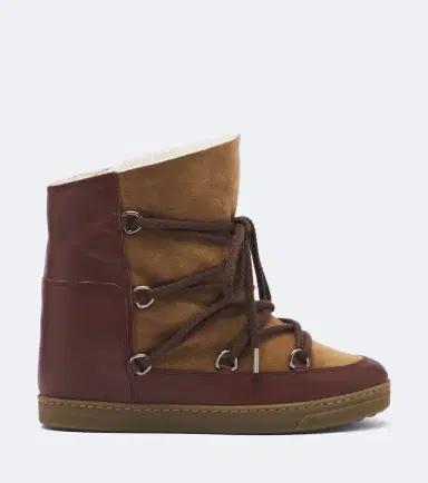 Isabel Marant Nowles shearling-lined leather snow boots | Thumbnail 2 Isabel Marant Nowles shearling-lined leather snow boots | Thumbnail 2