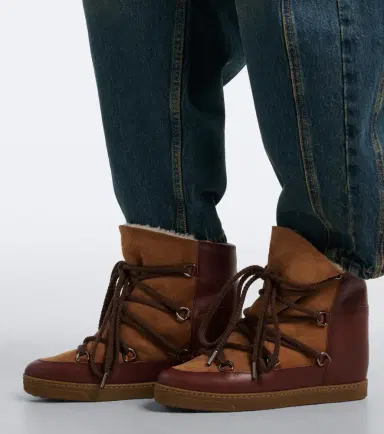 Isabel Marant Nowles shearling-lined leather snow boots | Thumbnail 4 Isabel Marant Nowles shearling-lined leather snow boots | Thumbnail 4