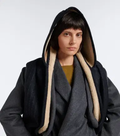 Ruslan Baginskiy Striped wool-blend hood | Thumbnail 3 Ruslan Baginskiy Striped wool-blend hood | Thumbnail 3
