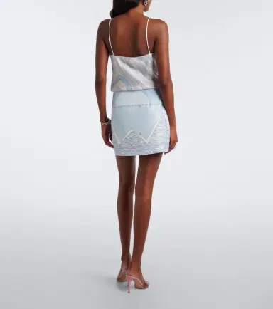 PUCCI Iride silk twill miniskirt | Thumbnail 5 PUCCI Iride silk twill miniskirt | Thumbnail 5