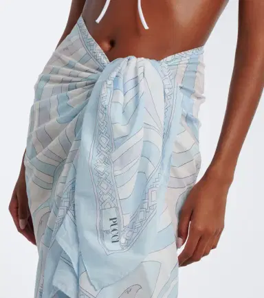 PUCCI Orchidee cotton beach cover-up | Thumbnail 2 PUCCI Orchidee cotton beach cover-up | Thumbnail 2