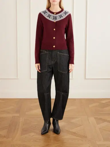 Nili Lotan Josefa Fair Isle cashmere cardigan | Thumbnail 2 Nili Lotan Josefa Fair Isle cashmere cardigan | Thumbnail 2