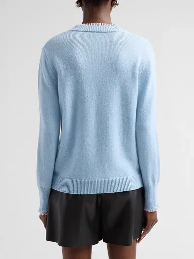 Kobi Halperin Women's Dora Fringe-Trim Merino Wool Sweater | Thumbnail 3 Kobi Halperin Women's Dora Fringe-Trim Merino Wool Sweater | Thumbnail 3