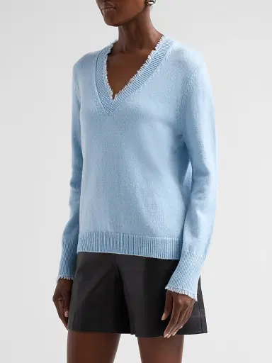 Kobi Halperin Women's Dora Fringe-Trim Merino Wool Sweater | Thumbnail 4 Kobi Halperin Women's Dora Fringe-Trim Merino Wool Sweater | Thumbnail 4
