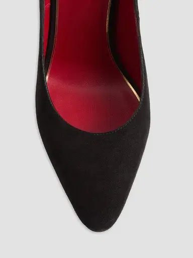 Valentino Garavani Women's Fatale 105MM Suede Pumps - Black - Size 12 | Thumbnail 6 Valentino Garavani Women's Fatale 105MM Suede Pumps - Black - Size 12 | Thumbnail 6