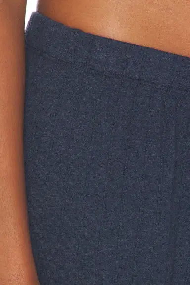 LESET Pointelle Boxer Pant in Midnight Melange | Thumbnail 3 LESET Pointelle Boxer Pant in Midnight Melange | Thumbnail 3