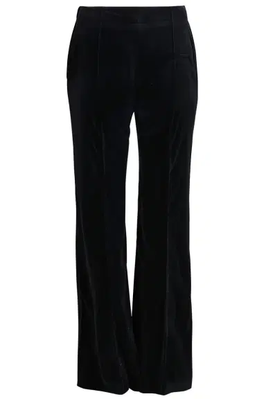 Borgo de Nor Morgan Velvet Trouser - Blue | Thumbnail 2 Borgo de Nor Morgan Velvet Trouser - Blue | Thumbnail 2