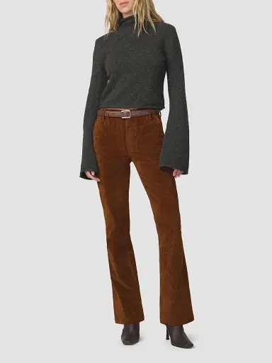 Joe's Jeans Women's Inez Faux-Suede Trousers - Chestnut - Size 30 | Thumbnail 2 Joe's Jeans Women's Inez Faux-Suede Trousers - Chestnut - Size 30 | Thumbnail 2