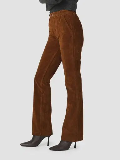 Joe's Jeans Women's Inez Faux-Suede Trousers - Chestnut - Size 30 | Thumbnail 5 Joe's Jeans Women's Inez Faux-Suede Trousers - Chestnut - Size 30 | Thumbnail 5