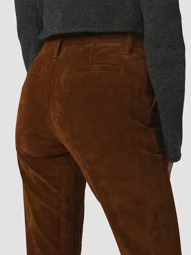 Joe's Jeans Women's Inez Faux-Suede Trousers - Chestnut - Size 30 | Thumbnail 7 Joe's Jeans Women's Inez Faux-Suede Trousers - Chestnut - Size 30 | Thumbnail 7