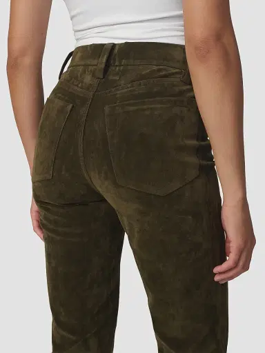 Joe's Jeans Women's Margot Faux-SuedeSlim Pants - Olive - Size 32 | Thumbnail 7 Joe's Jeans Women's Margot Faux-SuedeSlim Pants - Olive - Size 32 | Thumbnail 7