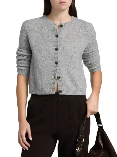 Lisa Yang Women's Cashmere-Silk Cardigan | Thumbnail 3 Lisa Yang Women's Cashmere-Silk Cardigan | Thumbnail 3