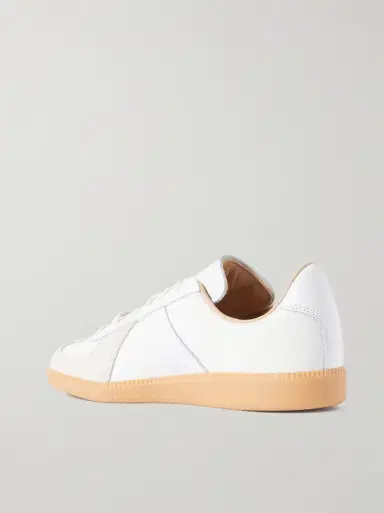 adidas Originals BW Army Lux Suede-Trimmed Cracked-Leather Sneakers | Thumbnail 4 adidas Originals BW Army Lux Suede-Trimmed Cracked-Leather Sneakers | Thumbnail 4