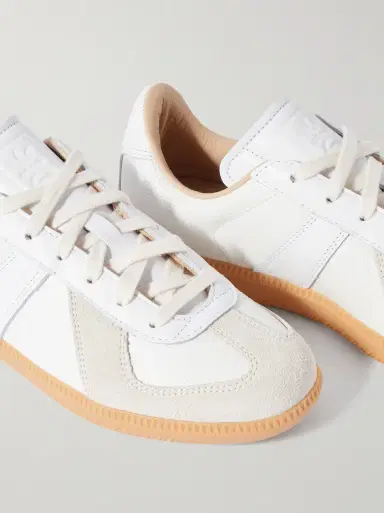 adidas Originals BW Army Lux Suede-Trimmed Cracked-Leather Sneakers | Thumbnail 5 adidas Originals BW Army Lux Suede-Trimmed Cracked-Leather Sneakers | Thumbnail 5