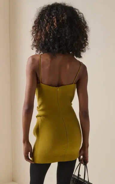 Magda Butrym Rosette-Detailed Silk Mini Dress | Thumbnail 4 Magda Butrym Rosette-Detailed Silk Mini Dress | Thumbnail 4
