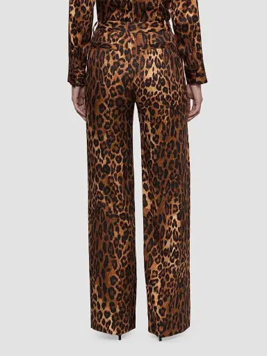 L'Agence Women's Livvy Leopard-Print Pants | Thumbnail 3 L'Agence Women's Livvy Leopard-Print Pants | Thumbnail 3