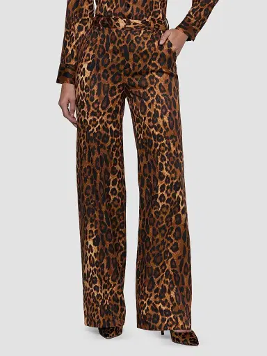L'Agence Women's Livvy Leopard-Print Pants | Thumbnail 4 L'Agence Women's Livvy Leopard-Print Pants | Thumbnail 4