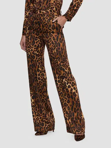 L'Agence Women's Livvy Leopard-Print Pants | Thumbnail 5 L'Agence Women's Livvy Leopard-Print Pants | Thumbnail 5