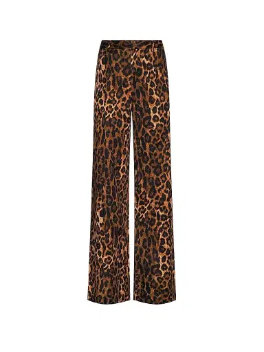L'Agence Women's Livvy Leopard-Print Pants | Thumbnail 1 L'Agence Women's Livvy Leopard-Print Pants | Thumbnail 1