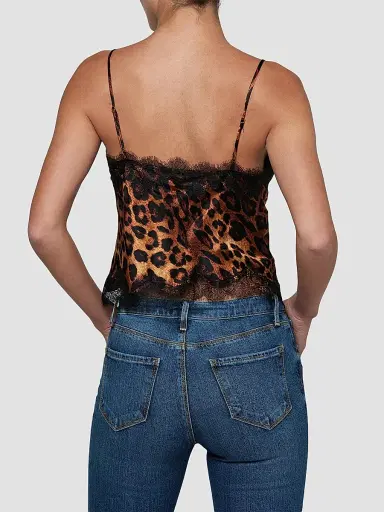 L'Agence Women's Kimber Lace Insert Camisole | Thumbnail 3 L'Agence Women's Kimber Lace Insert Camisole | Thumbnail 3