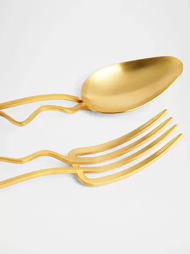 L'Objet Spirale 2-Piece 24K-Gold-Plated Serving Set | Thumbnail 4 L'Objet Spirale 2-Piece 24K-Gold-Plated Serving Set | Thumbnail 4