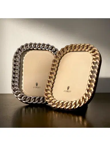 L'Objet Cuban Link Platinum Picture Frame | Thumbnail 2 L'Objet Cuban Link Platinum Picture Frame | Thumbnail 2