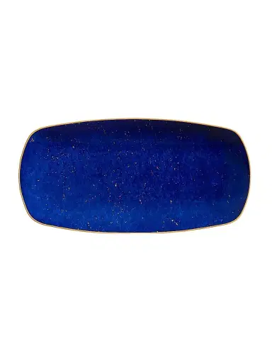 L'Objet Lapis-Look Limoges Porcelain & 24K Gold Tray/Medium | Thumbnail 1 L'Objet Lapis-Look Limoges Porcelain & 24K Gold Tray/Medium | Thumbnail 1