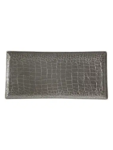 L'Objet Crocodile Rectangular Porcelain Tray | Thumbnail 1 L'Objet Crocodile Rectangular Porcelain Tray | Thumbnail 1