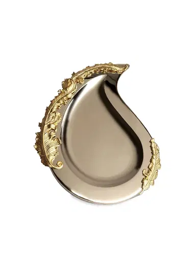 L'Objet Lamina Gold-Plated Oval Platter | Thumbnail 1 L'Objet Lamina Gold-Plated Oval Platter | Thumbnail 1