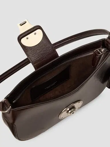 Ralph Lauren Collection Women's Ricky Small Leather Shoulder Bag | Thumbnail 5 Ralph Lauren Collection Women's Ricky Small Leather Shoulder Bag | Thumbnail 5