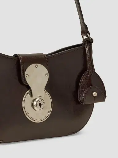 Ralph Lauren Collection Women's Ricky Small Leather Shoulder Bag | Thumbnail 6 Ralph Lauren Collection Women's Ricky Small Leather Shoulder Bag | Thumbnail 6