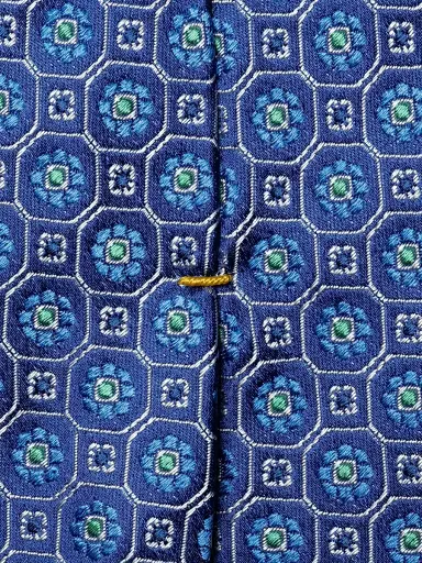 Eton Men's Floral Woven Silk Tie | Thumbnail 3 Eton Men's Floral Woven Silk Tie | Thumbnail 3