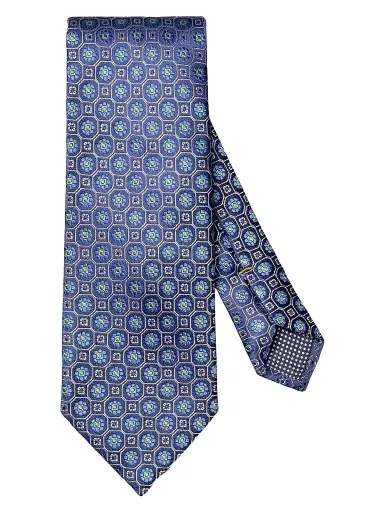 Eton Men's Floral Woven Silk Tie | Thumbnail 1 Eton Men's Floral Woven Silk Tie | Thumbnail 1
