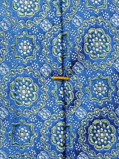 Eton Men's Micro Geometric Silk Tie | Thumbnail 3 Eton Men's Micro Geometric Silk Tie | Thumbnail 3