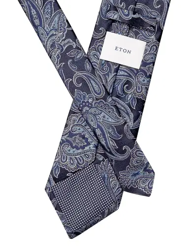 Eton Men's Paisley Silk Tie | Thumbnail 2 Eton Men's Paisley Silk Tie | Thumbnail 2