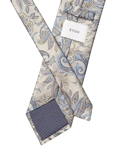 Eton Men's Paisley Silk Tie | Thumbnail 2 Eton Men's Paisley Silk Tie | Thumbnail 2