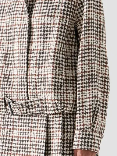 Akris punto Women's Houndstooth Tweed Wool-Blend Blouson Jacket | Thumbnail 5 Akris punto Women's Houndstooth Tweed Wool-Blend Blouson Jacket | Thumbnail 5