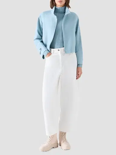 Akris punto Women's Wool-Blend Blouson Jacket | Thumbnail 2 Akris punto Women's Wool-Blend Blouson Jacket | Thumbnail 2