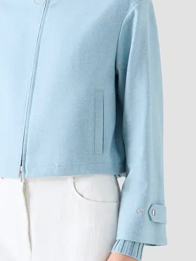 Akris punto Women's Wool-Blend Blouson Jacket | Thumbnail 5 Akris punto Women's Wool-Blend Blouson Jacket | Thumbnail 5